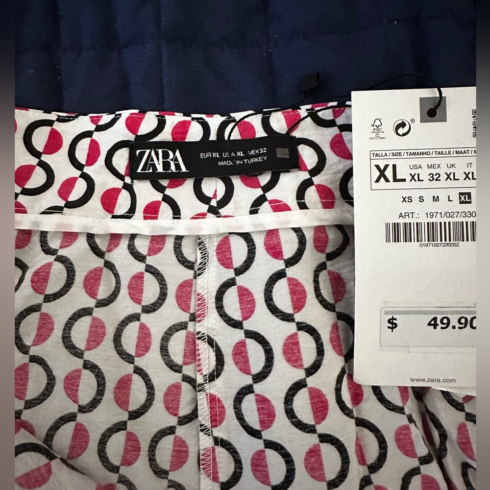 Zara high waisted wide leg satin palazzo pants